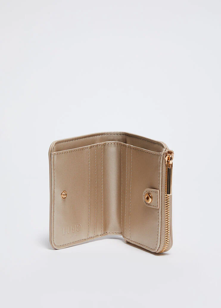 Card holder with zip