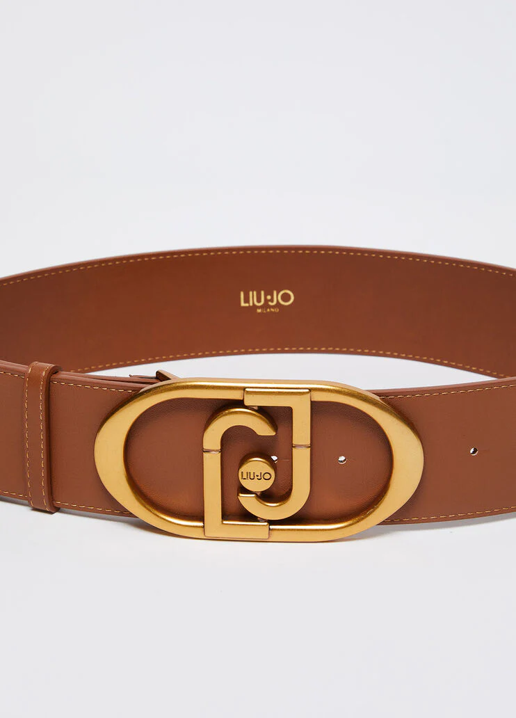 Bustier belt with logo