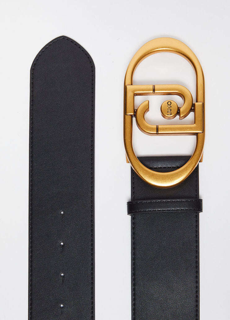 Bustier belt with logo