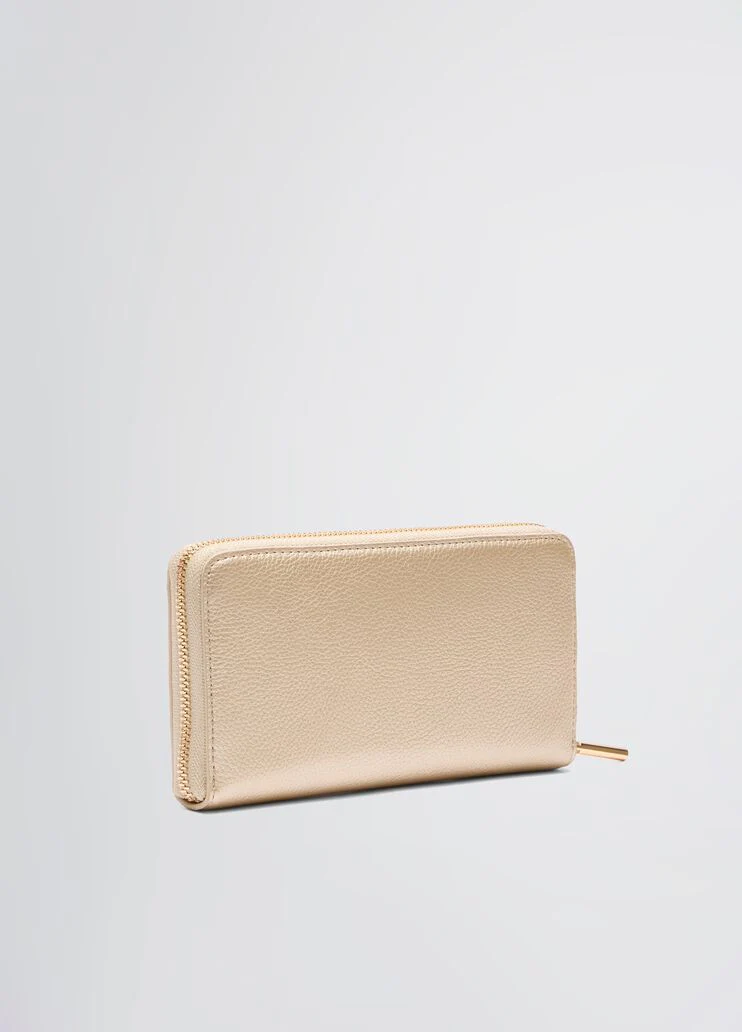 Large zip-around purse
