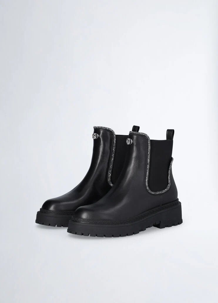 Beatles ankle boots with gemstones