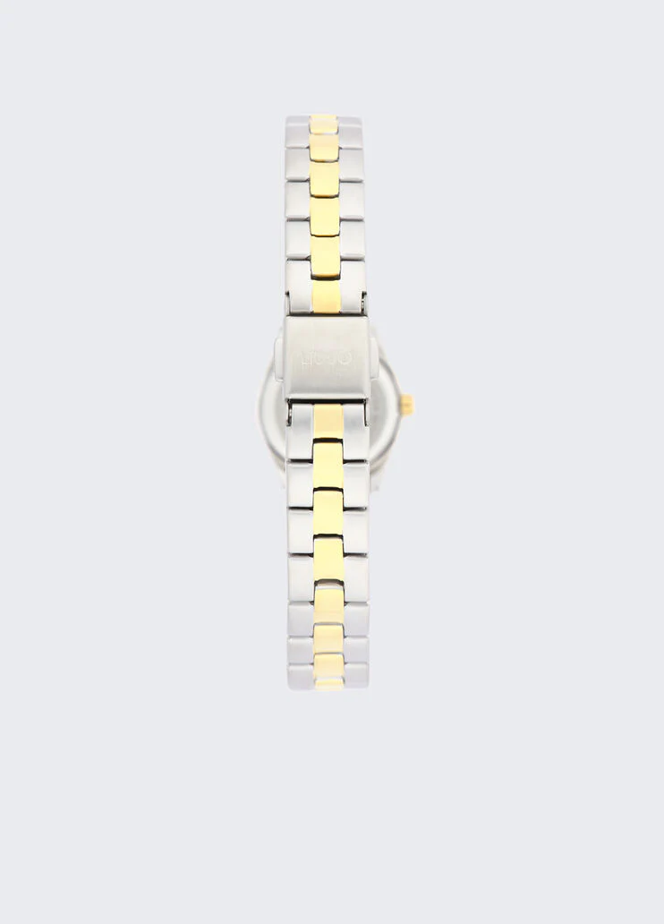 Slim steel watch