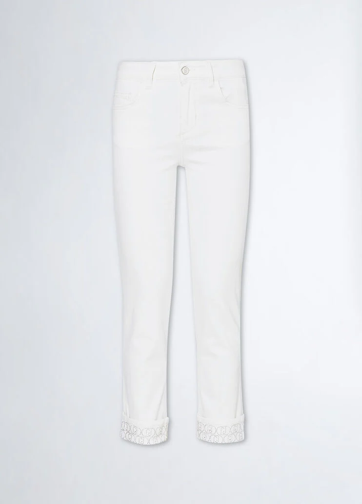 Cropped Bottom Up jeans