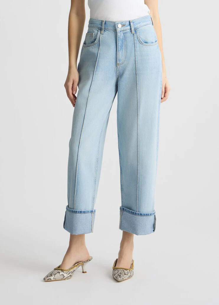 Straight Cropped Jeans