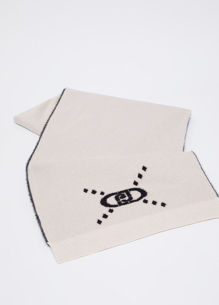 Scarf with logo