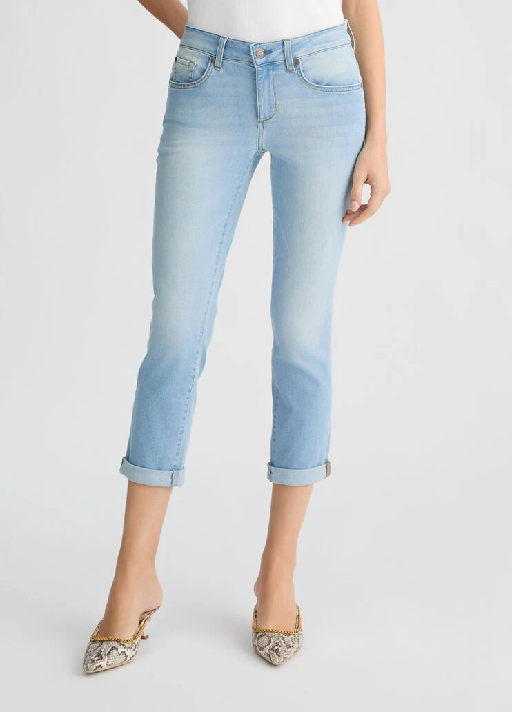 Cropped skinny jeans