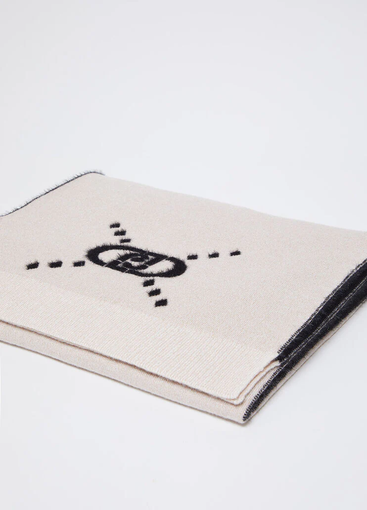 Scarf with logo