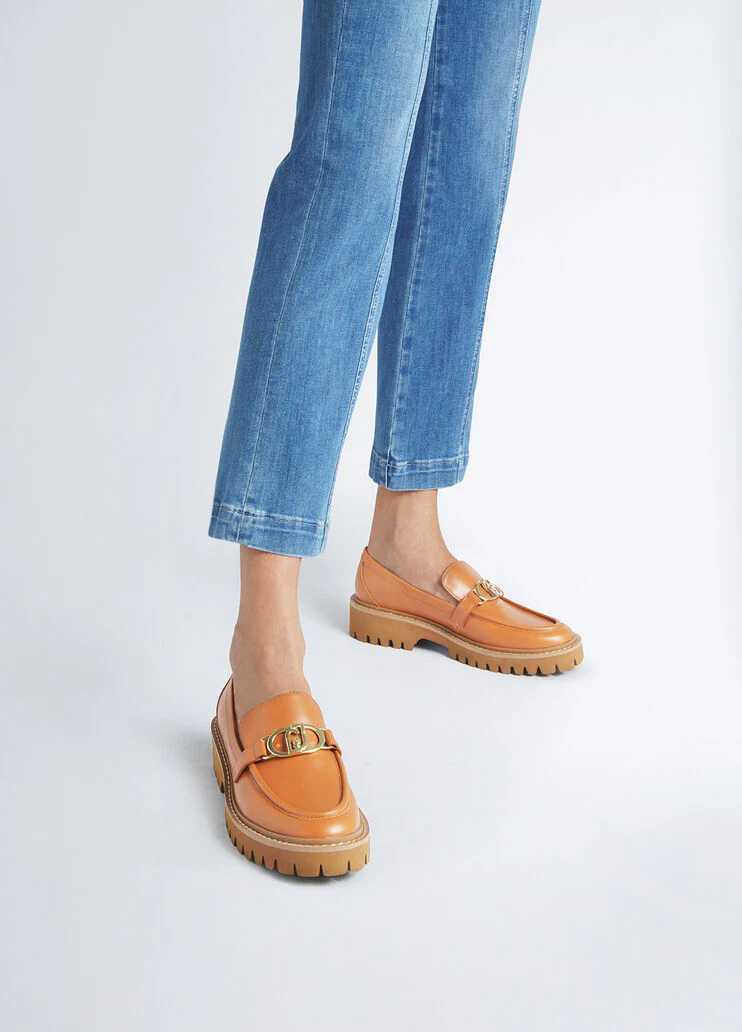 Leather moccasins