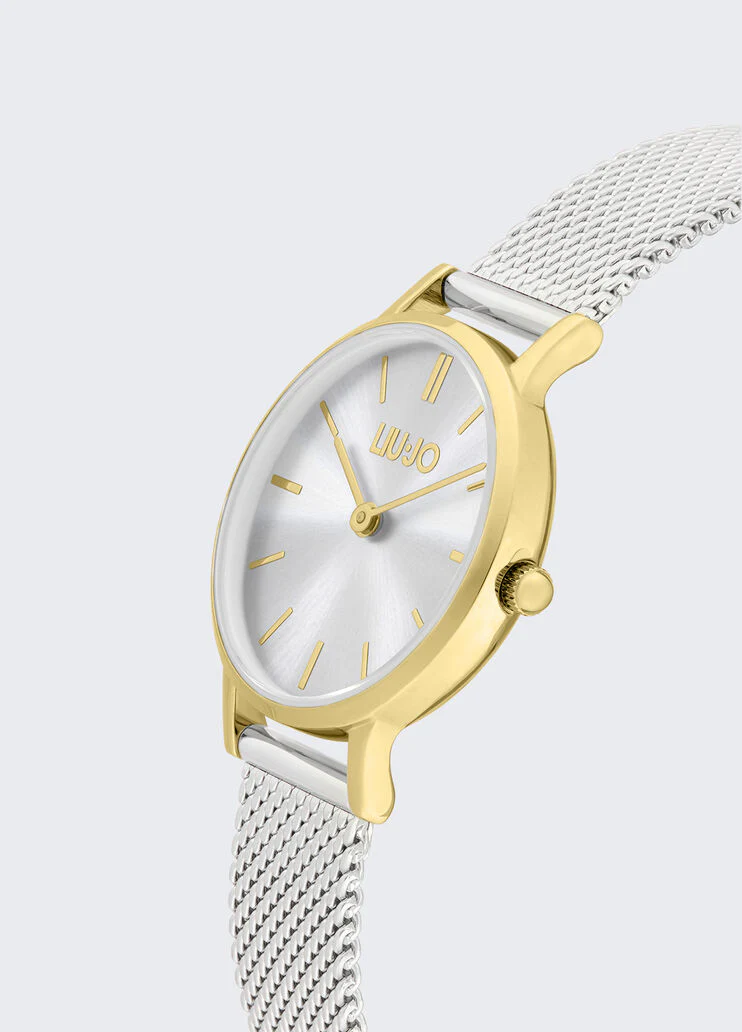 Two-tone steel watch