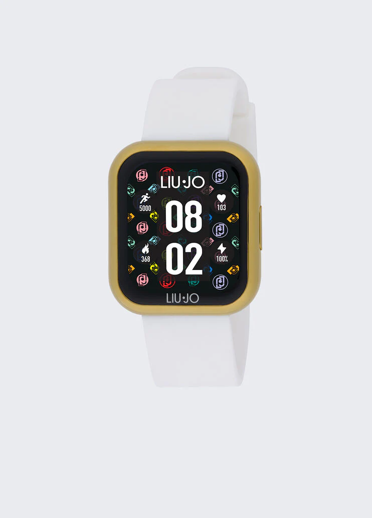 White smartwatch