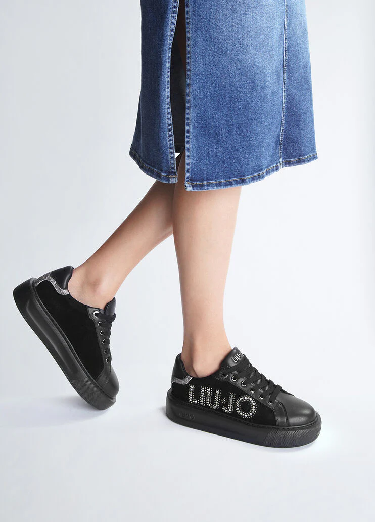 Sneakers with maxi logo