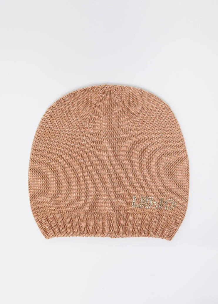 Cap with logo and gemstones