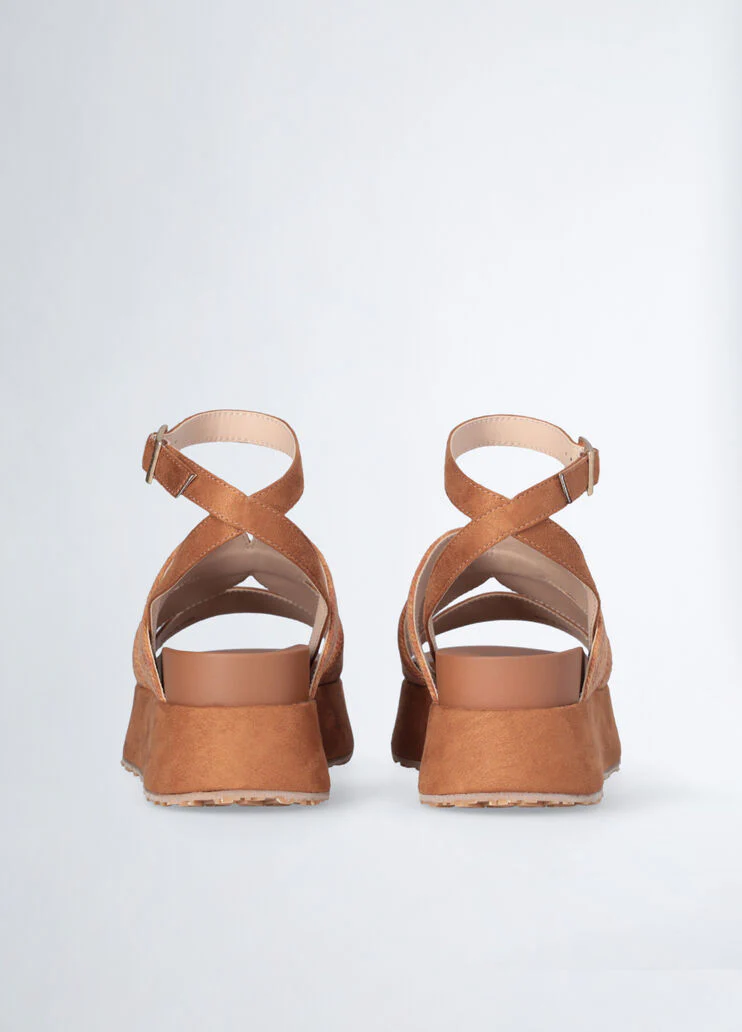 Rope platform sandals