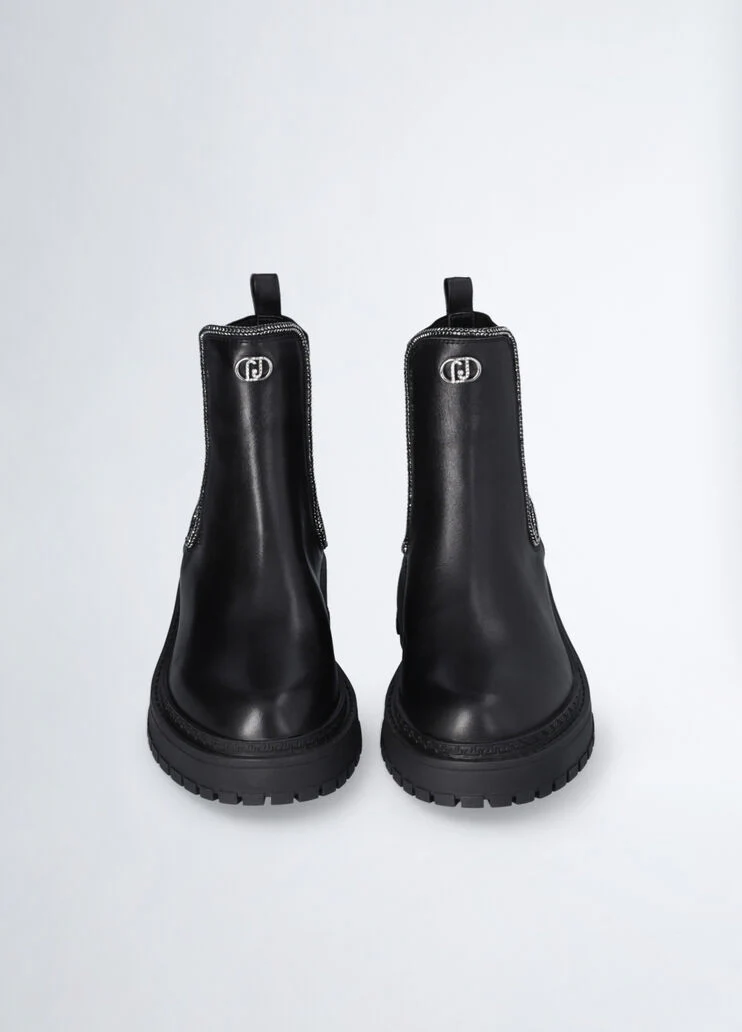 Beatles ankle boots with gemstones