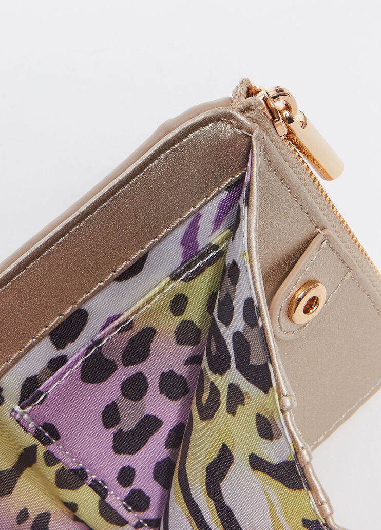 Card holder with zip