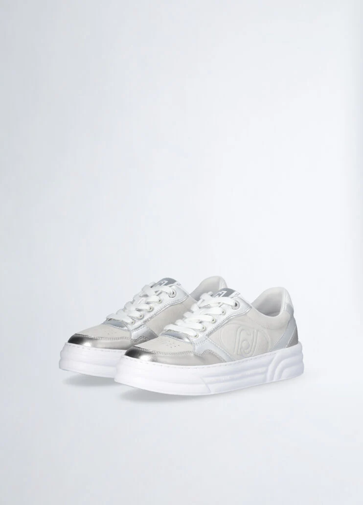 White suede sneakers