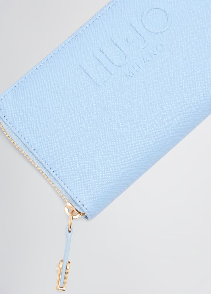 Large zip-around purse