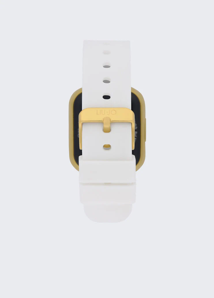 White smartwatch