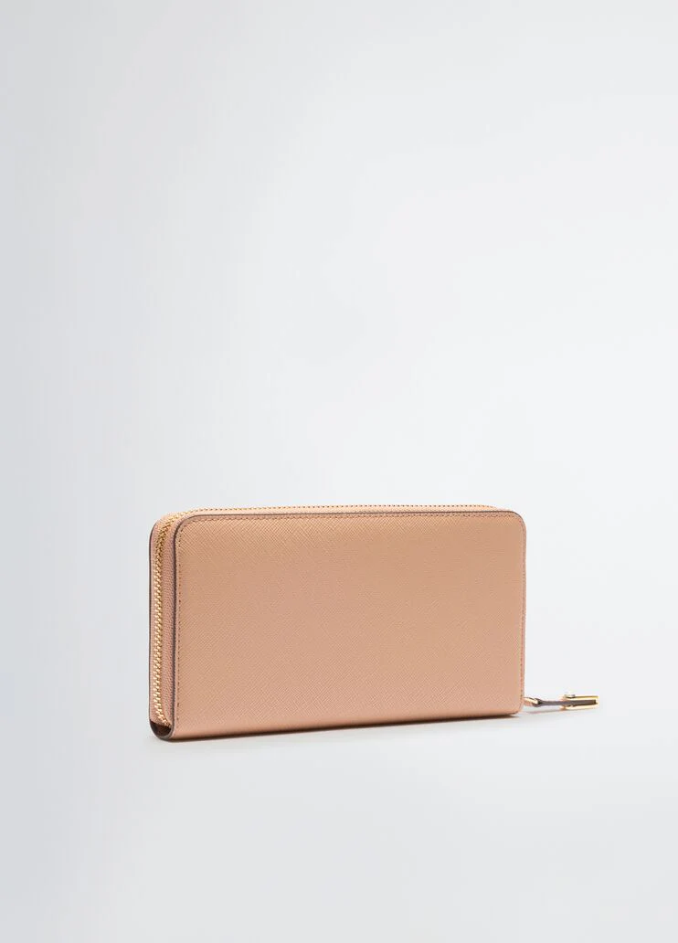 Large zip-around purse