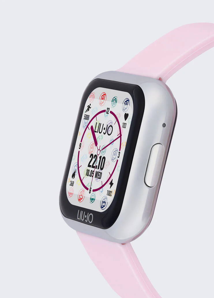 Pink smartwatch