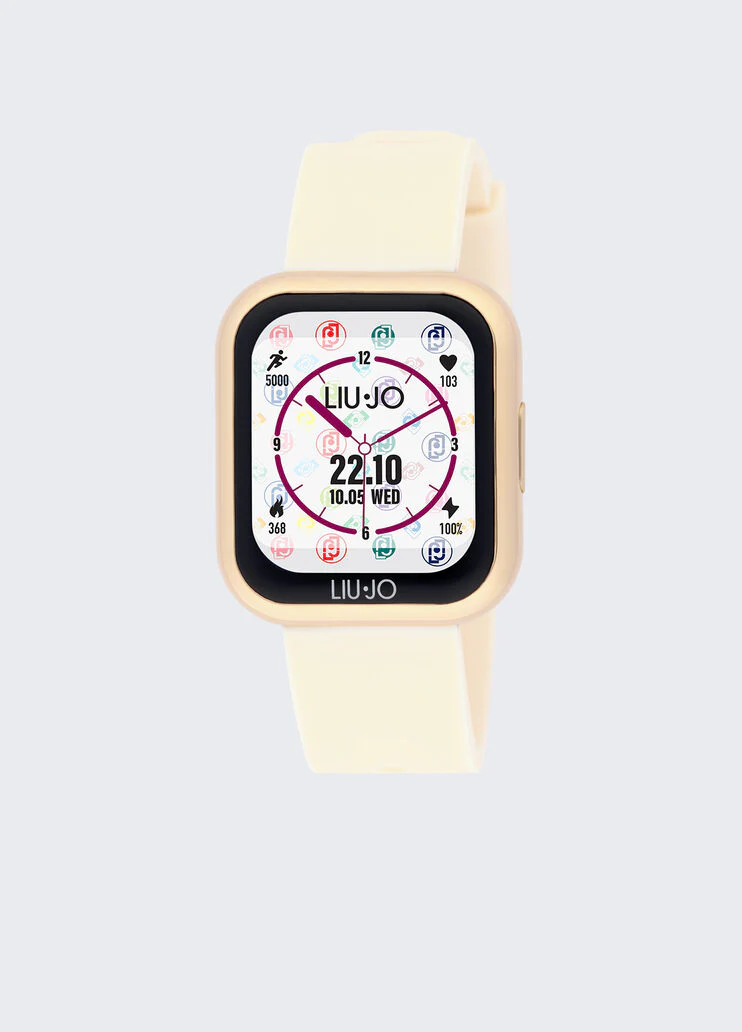 Light pink smartwatch