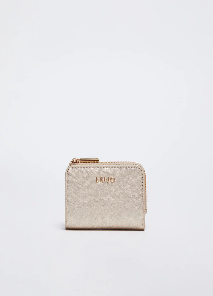 Card holder with zip