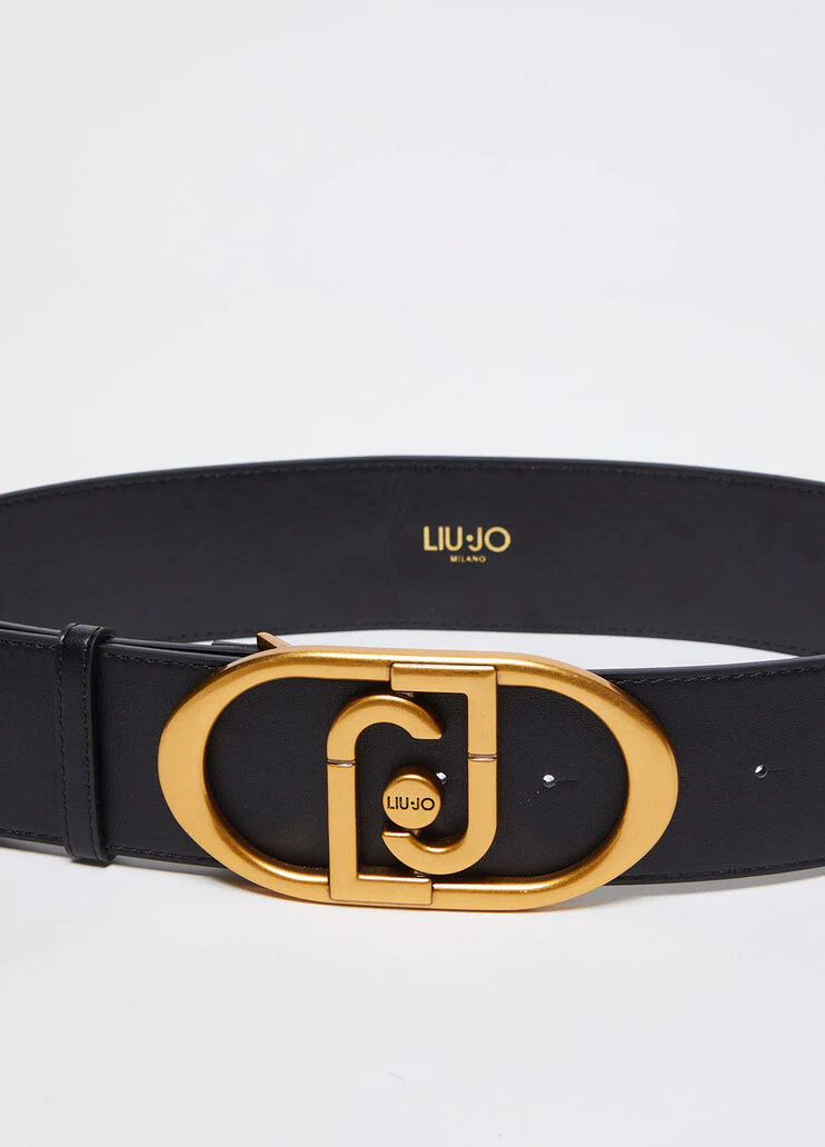 Bustier belt with logo