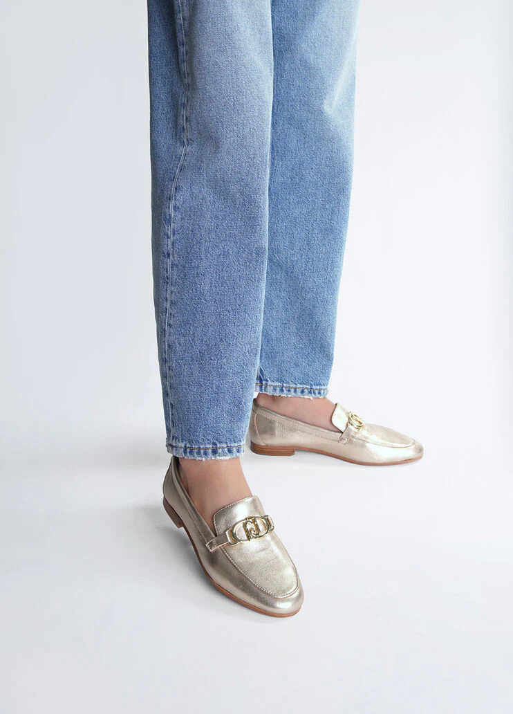 Soft nappa leather loafers