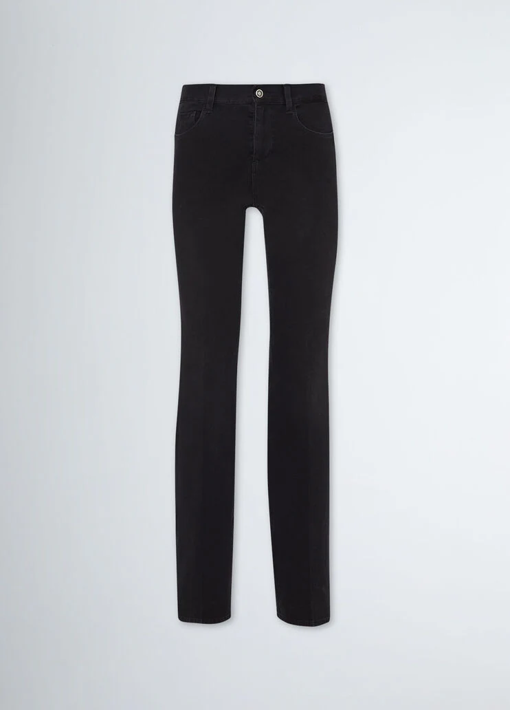 Bootcut bottom up jeans