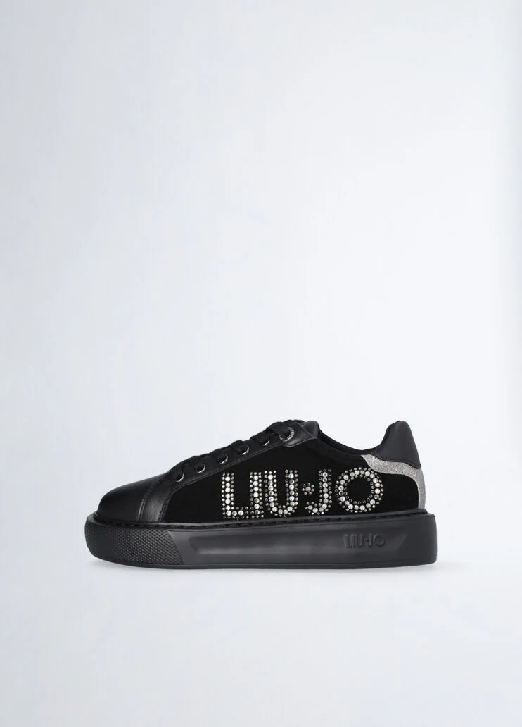 Sneakers with maxi logo
