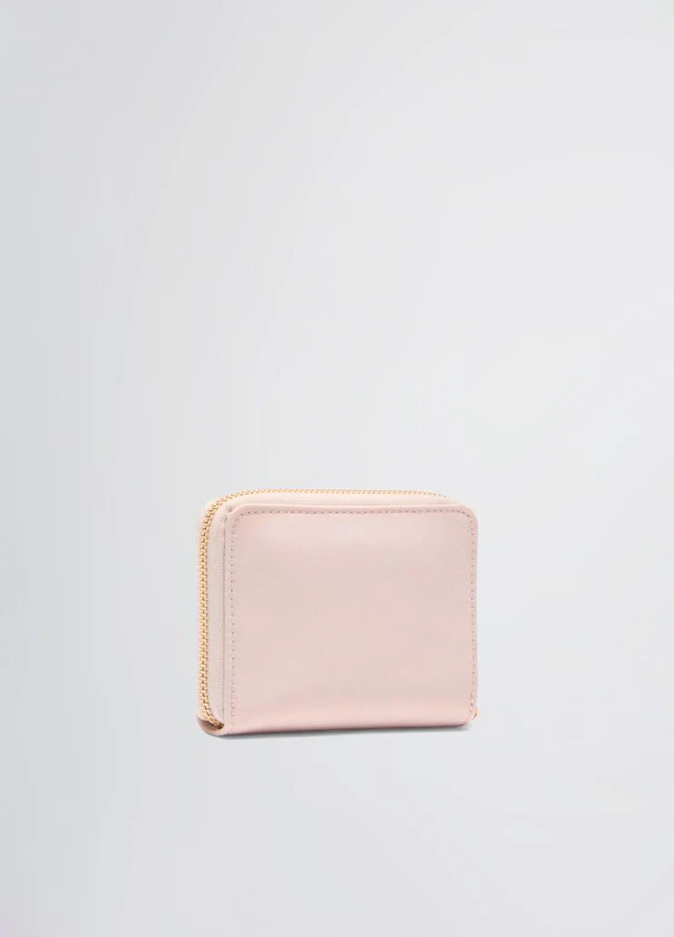 Nylon zip-around purse