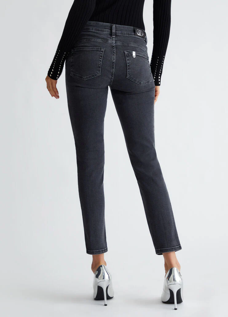 Bottom Up skinny jeans with gemstones