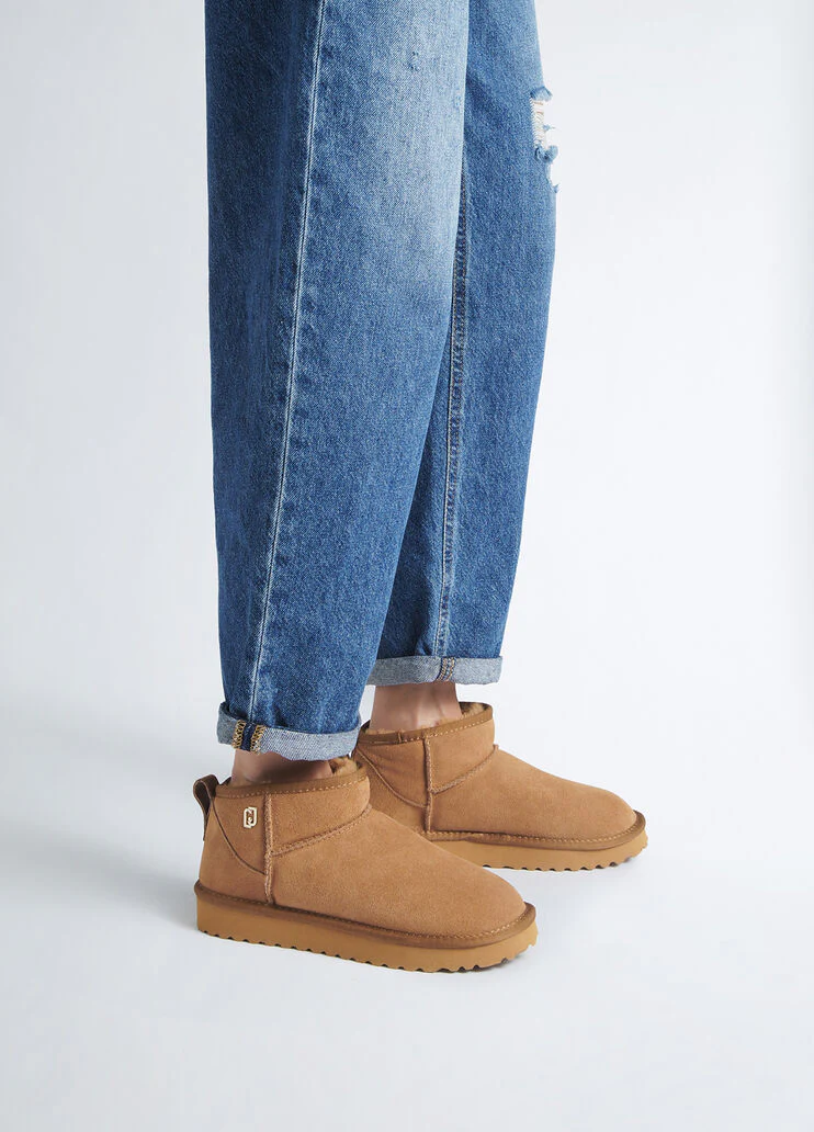 Suede ankle boots