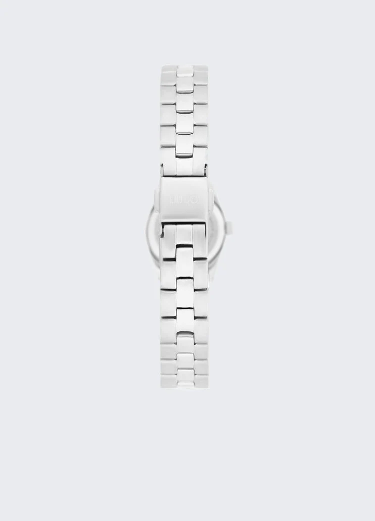 Slim steel watch