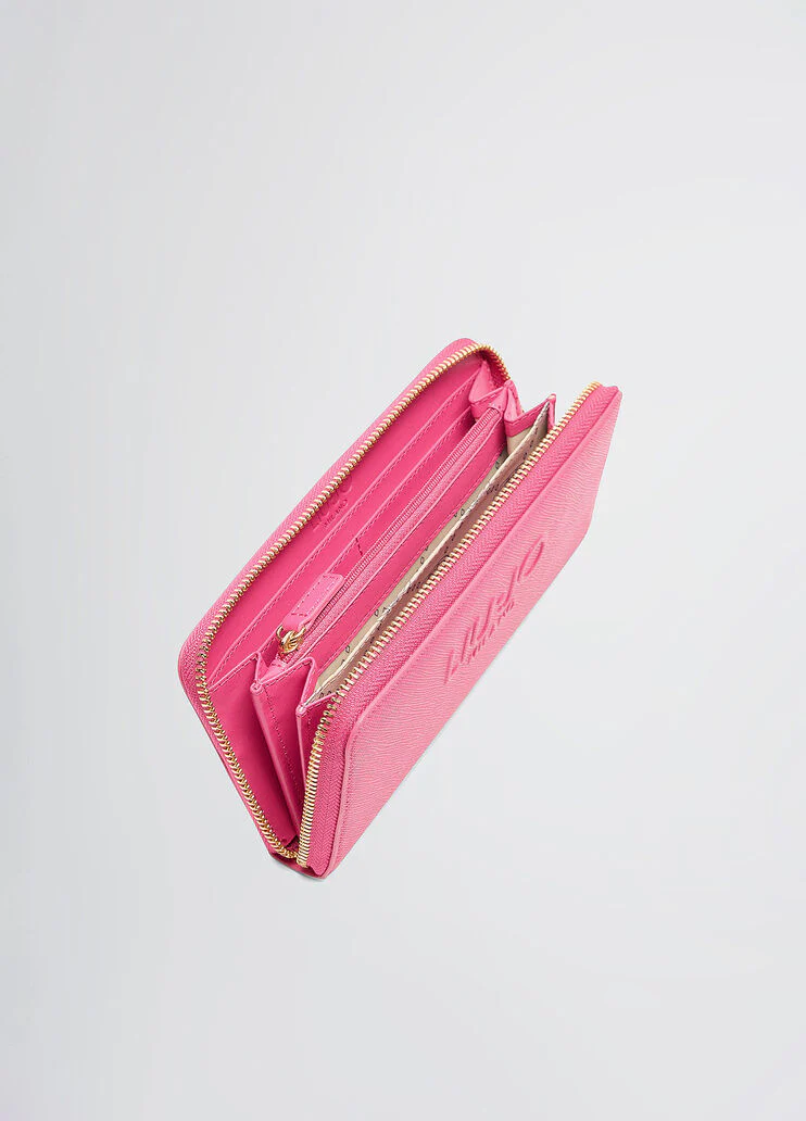 Large zip-around purse