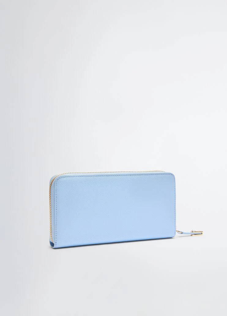 Large zip-around purse