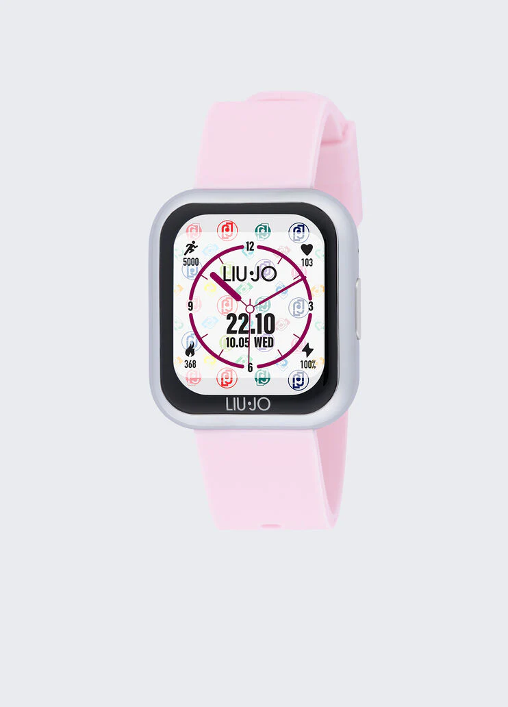 Pink smartwatch