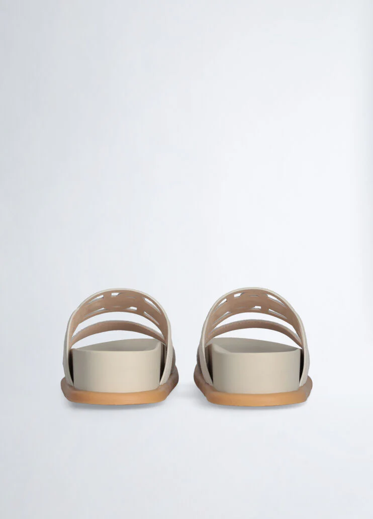 Sandals with maxi logo