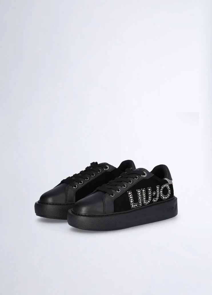 Sneakers with maxi logo