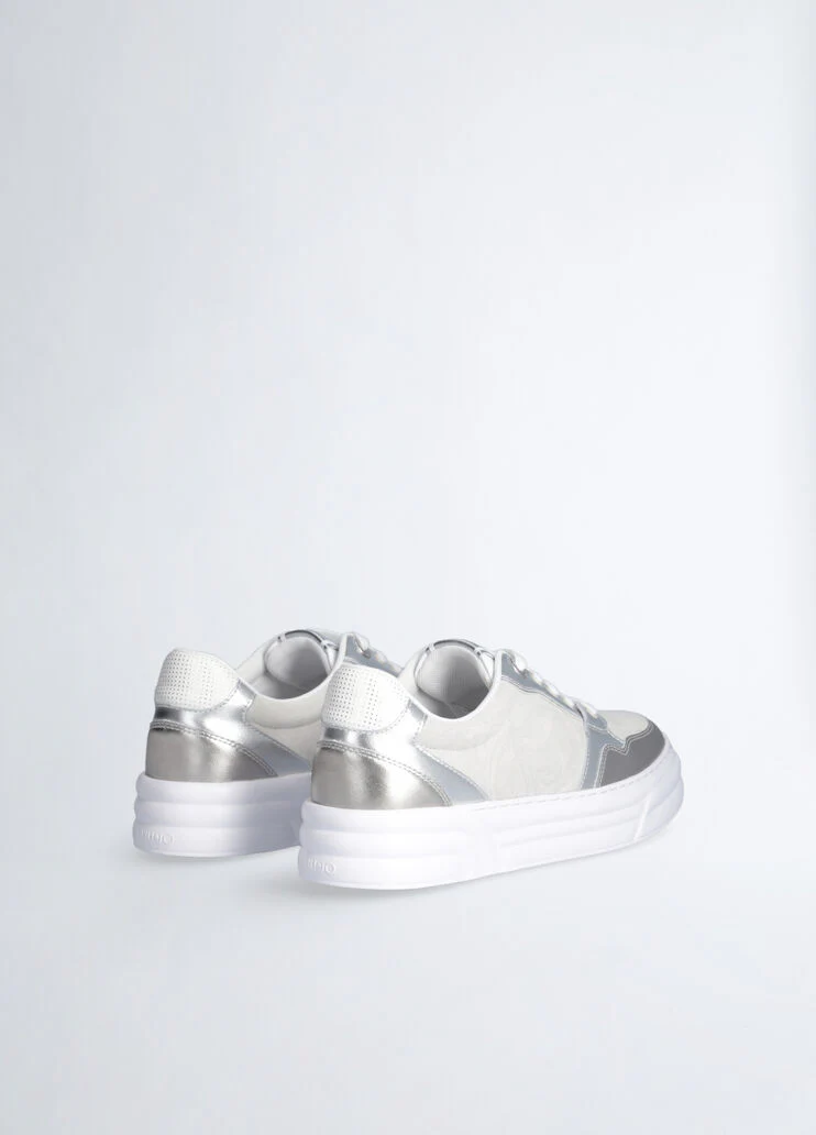 White suede sneakers