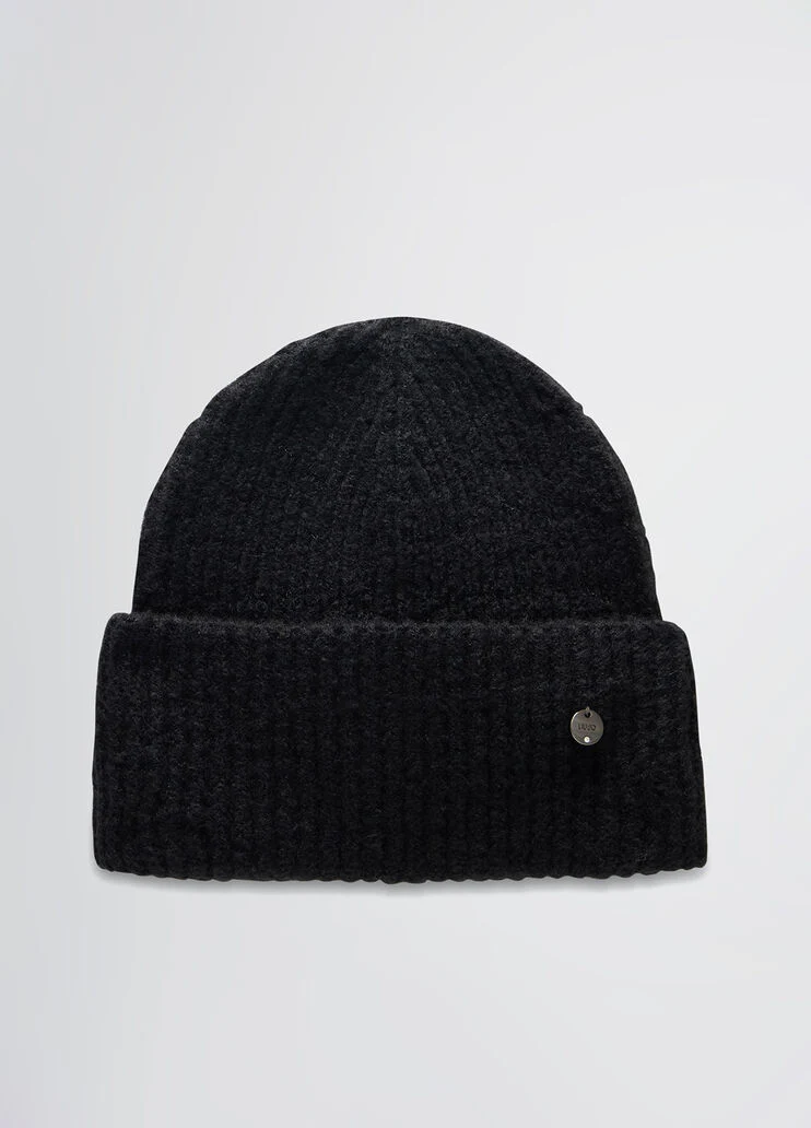 Knit beanie hat