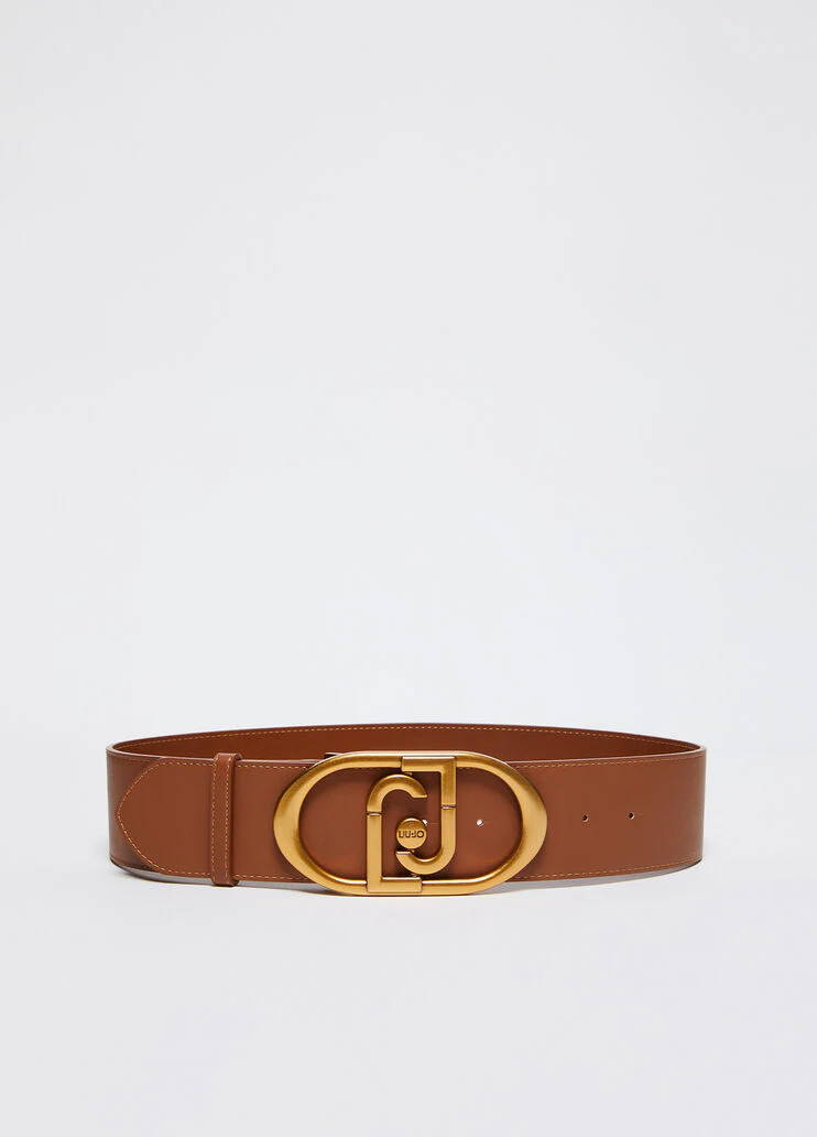 Bustier belt with logo