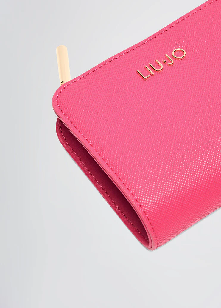 Card holder with zip