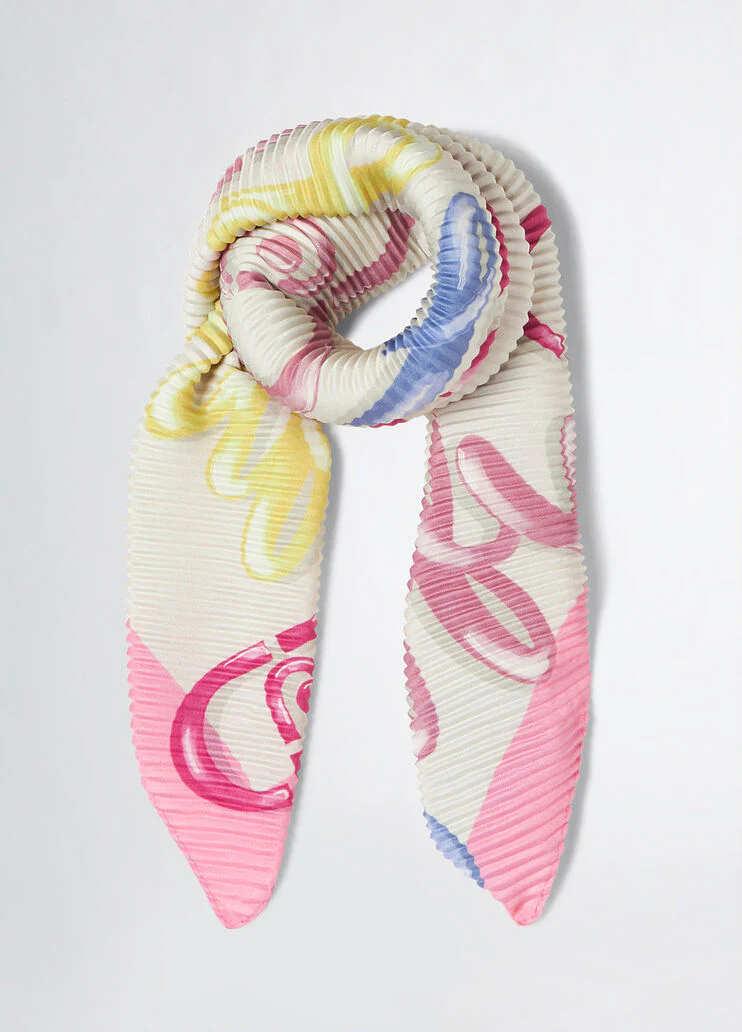 Pink foulard