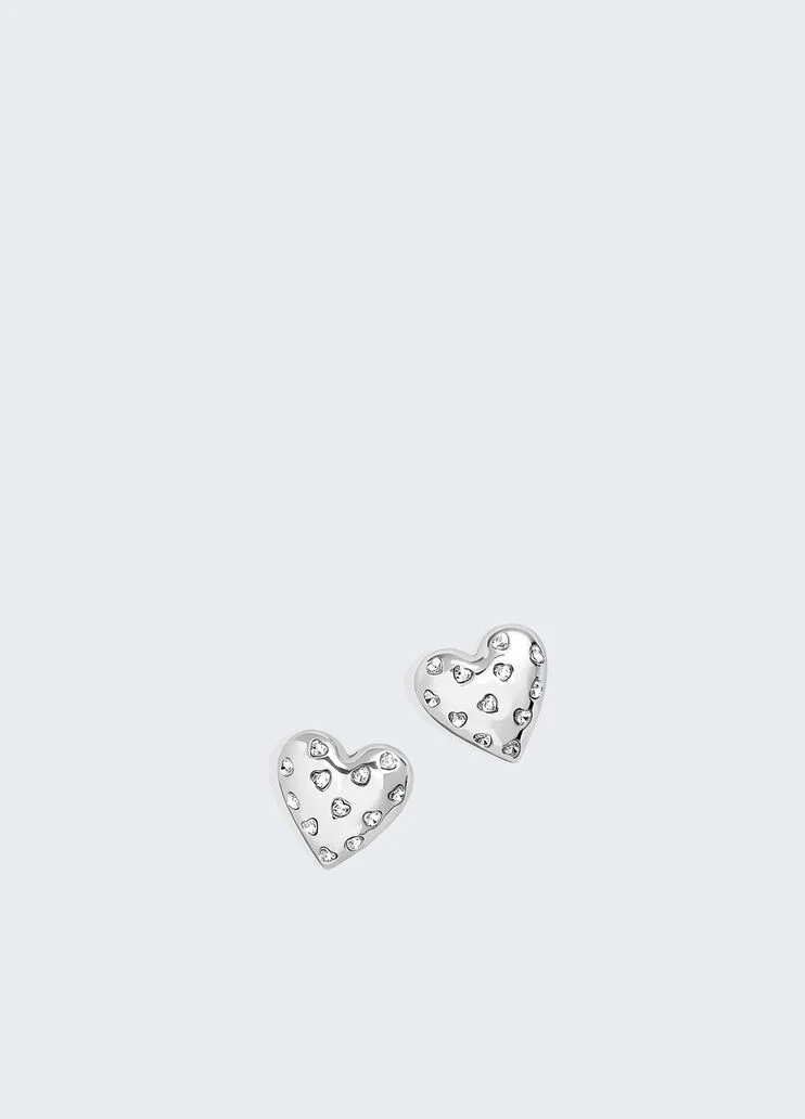 Heart-shaped earrings