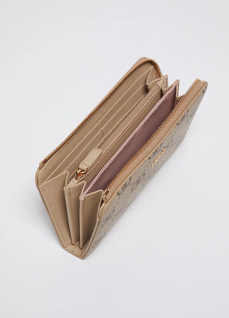 Large zip-around purse