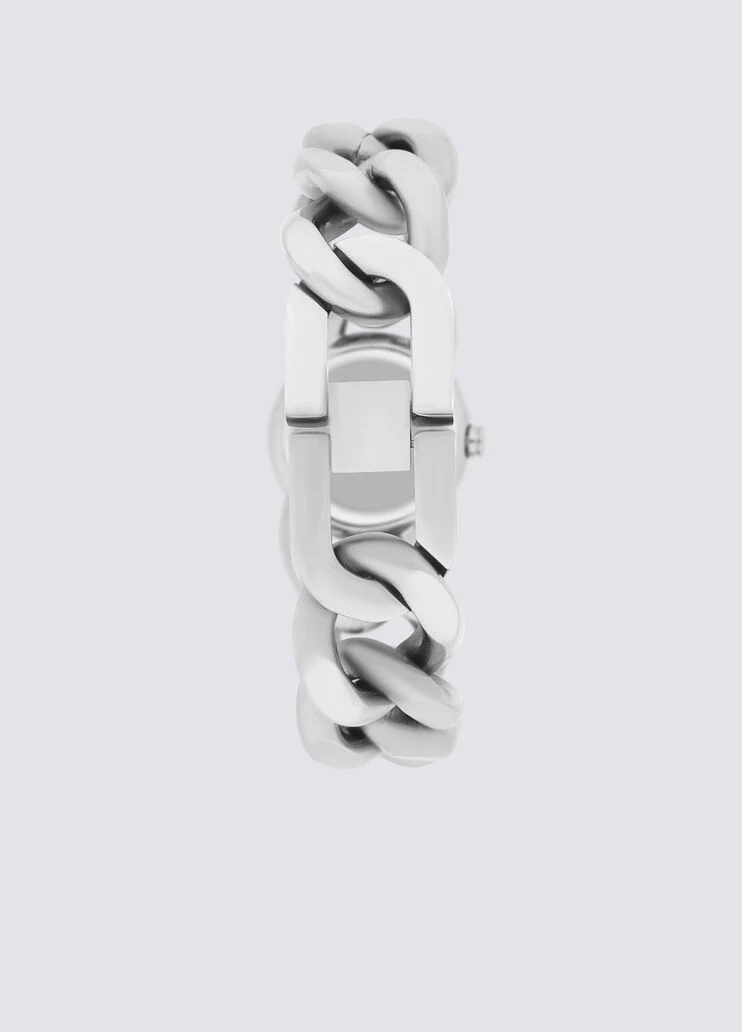 Watch with bold chain