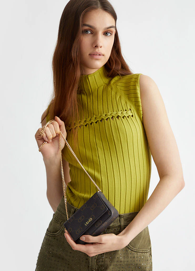 Crossbody bag with logo