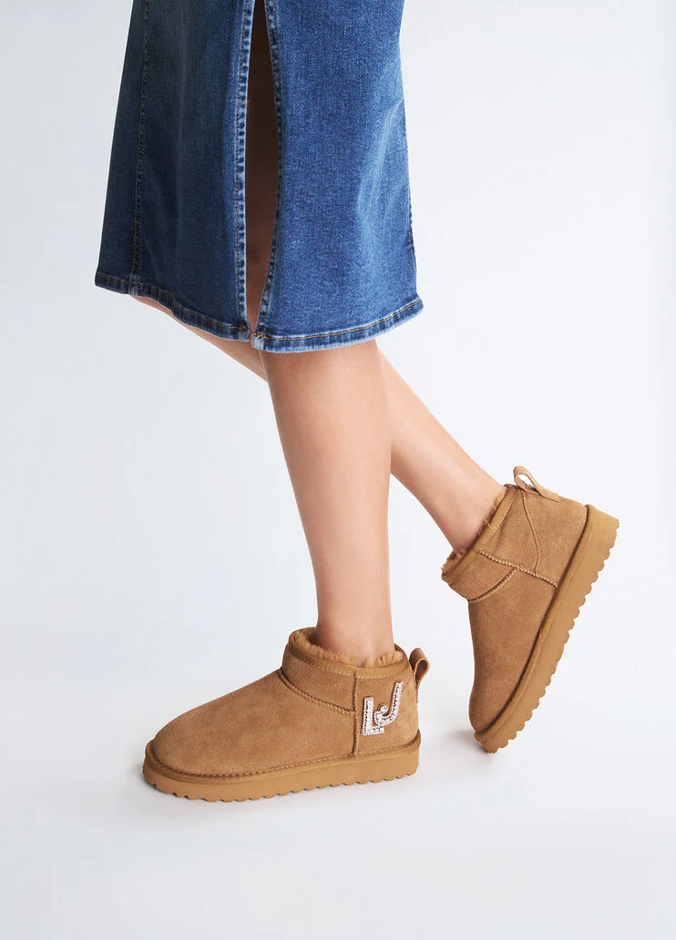 Suede ankle boots
