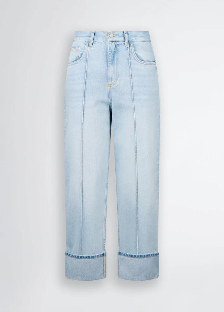 Straight Cropped Jeans